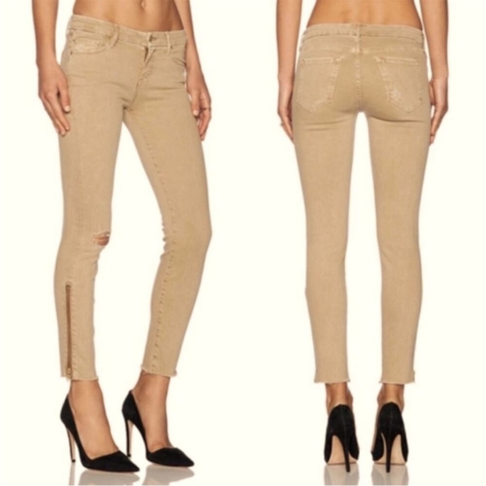 Mother Looker Zip Fray